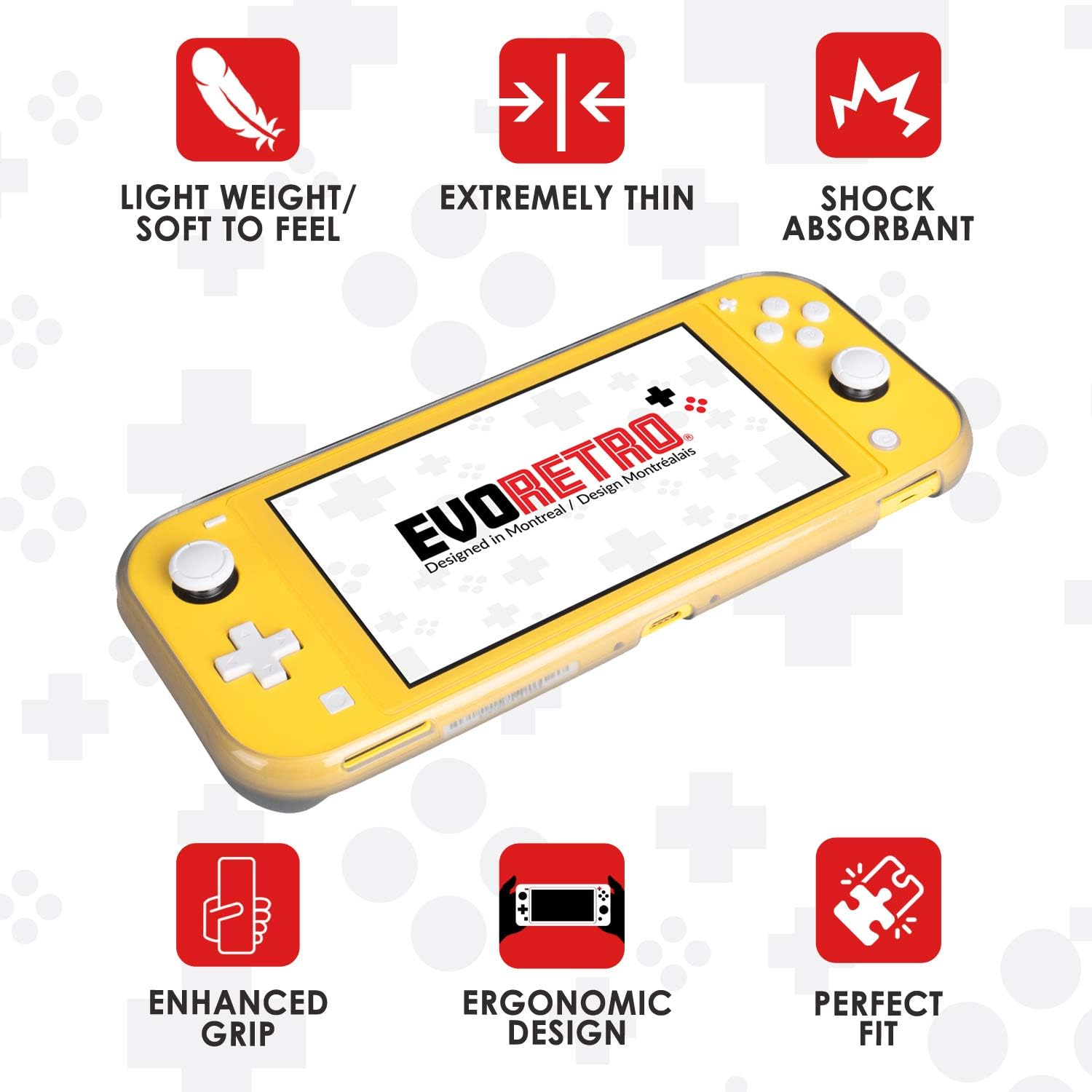 Protective Starter Kit for Nintendo Switch Lite with Complete Bundle Accessories (Black): Computers & Accessories
