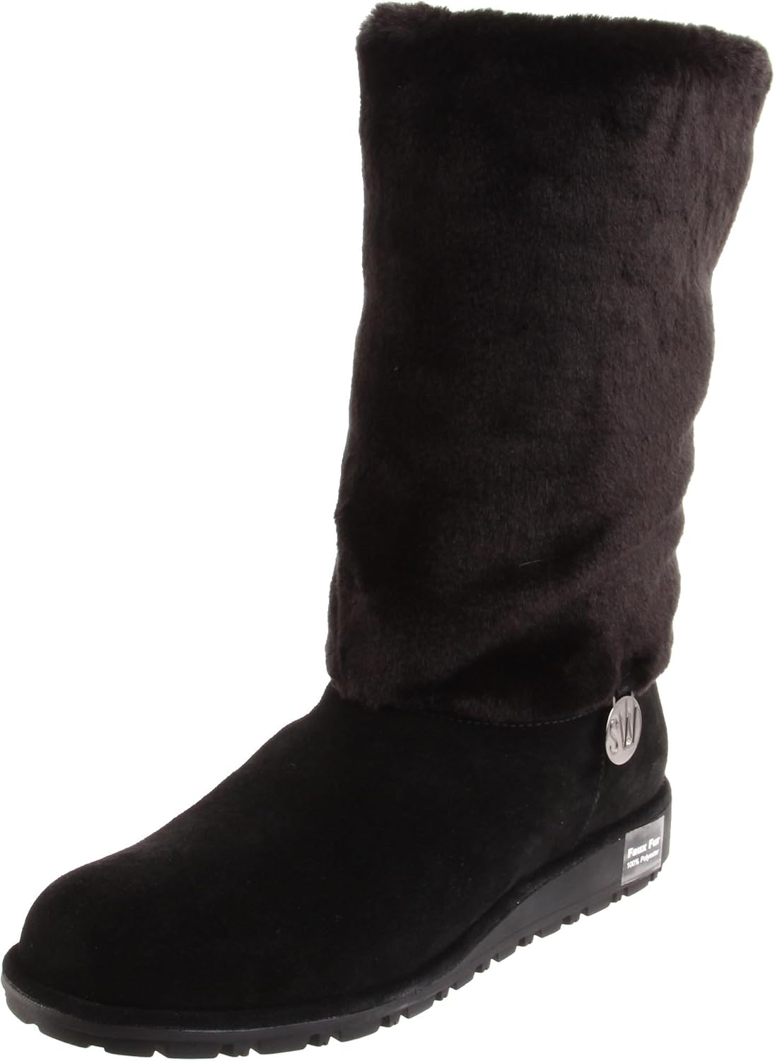 stuart weitzman fur boots