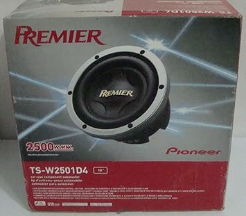 pioneer 2500 watt subwoofer