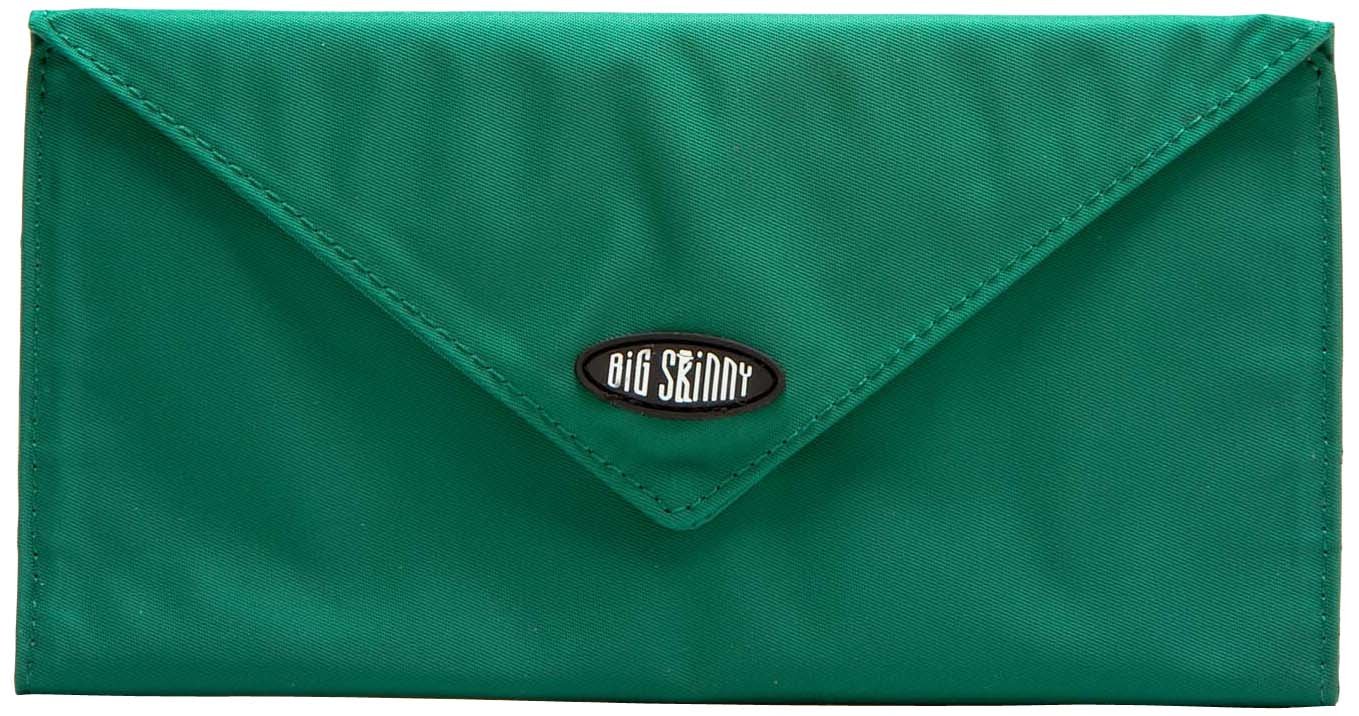 Big SkinnyWomen's Slimvelope Tri-Fold Checkbook Slim Wallet, Holds Up to 40 Cards