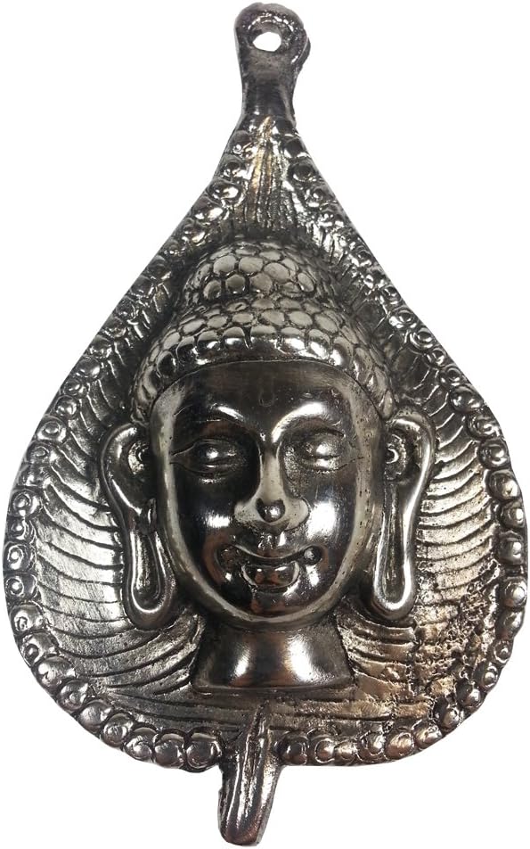 Buddha Metal Leaf Wall Plaque - Lord Buddha Wall Art - Spiritual Hanging and Decoration