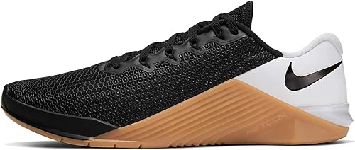 nike metcon 5 black white gum