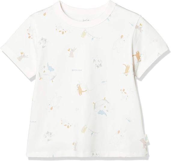 Amazon ジェラート ピケ Tシャツ Gelato Pique Kids Baby アニマルバスタイムkidstシャツ Pkct Owht 日本 M 日本サイズ130 相当 Tシャツ カットソー 通販
