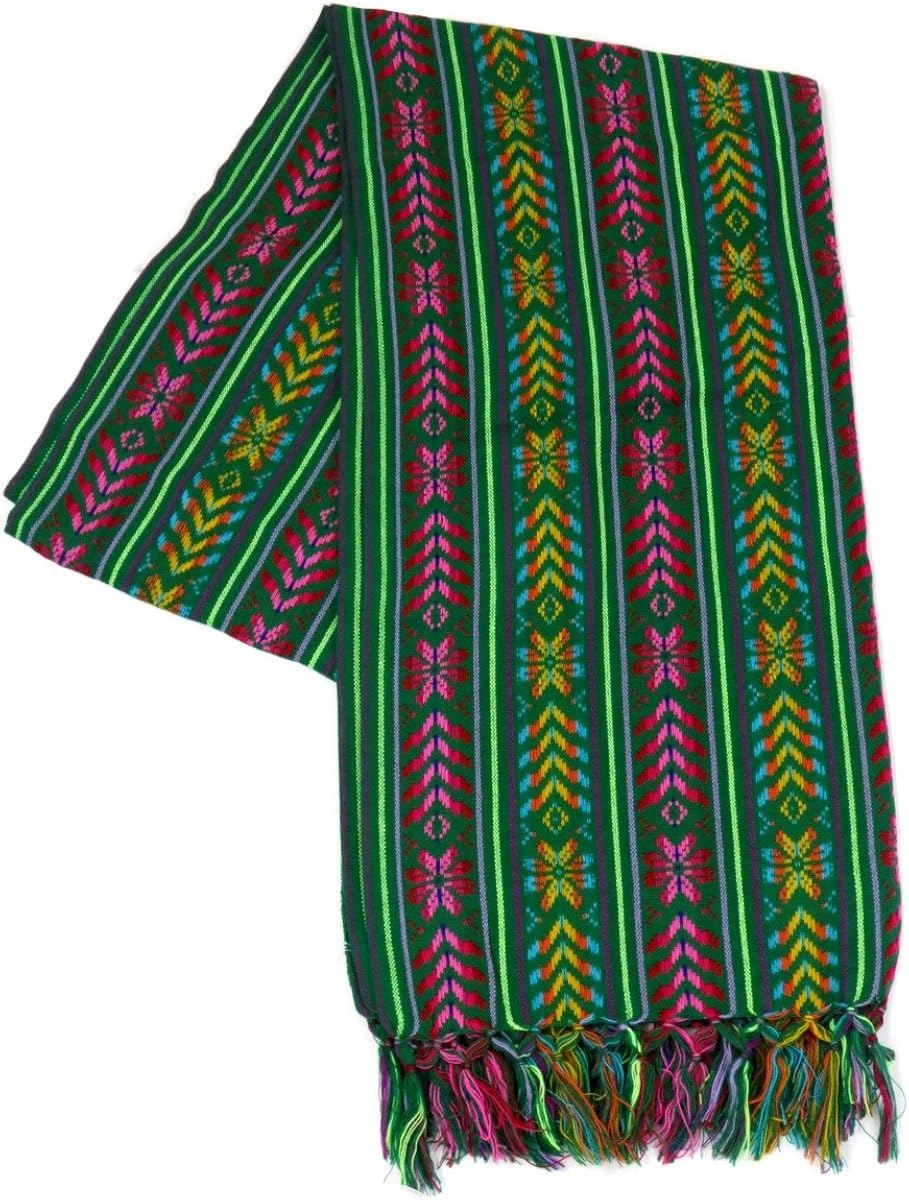 XL 9 ft Long Doula Mexican Rebozo Shawl (Doula White w/Design) at  Women’s Clothing store