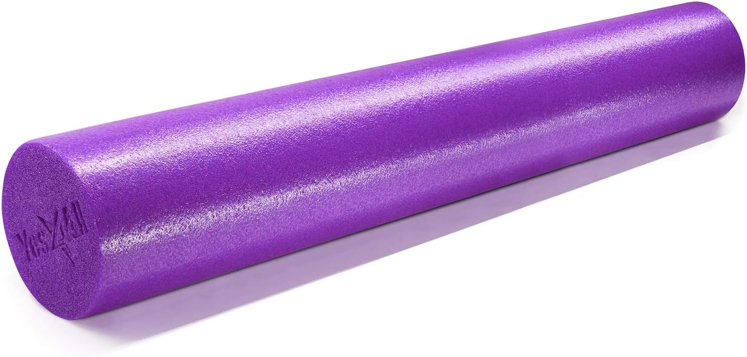 Yes4All Premium Medium Density Round PE Foam Roller for Physical Therapy - 36inch (Purple) : Sports & Outdoors