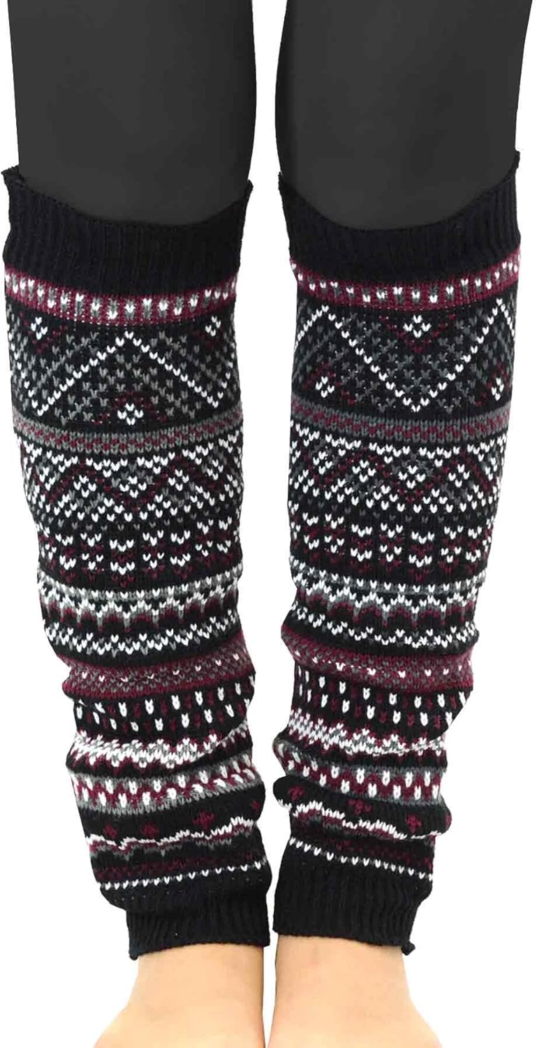 TeeHee Gift Box Women's Fashion Leg Warmers 4-Pack Assorted Colors (Assorted B) at  Women’s Clothing store