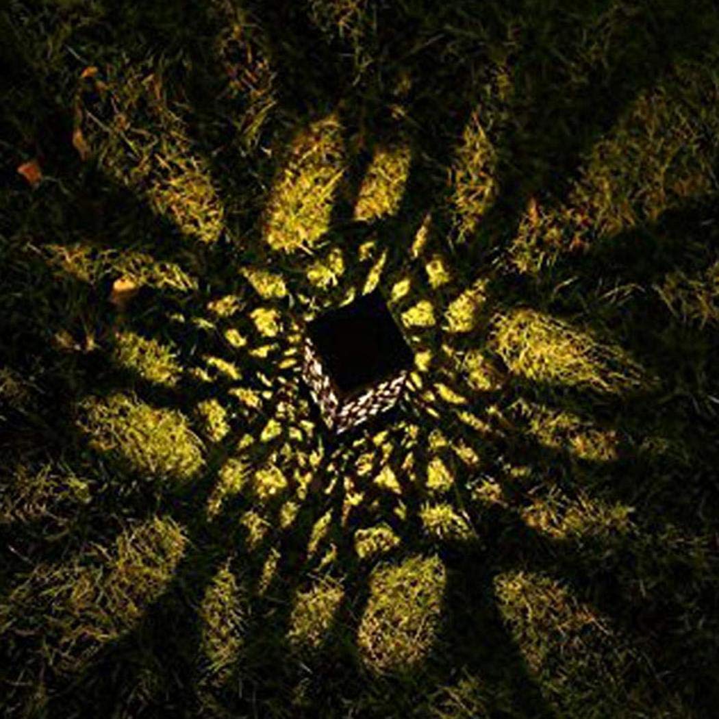 bommon Hohl Solar Lawn Lights Outdoor wasserdichte LED Einbauleuchte für Yard Path Path Lights