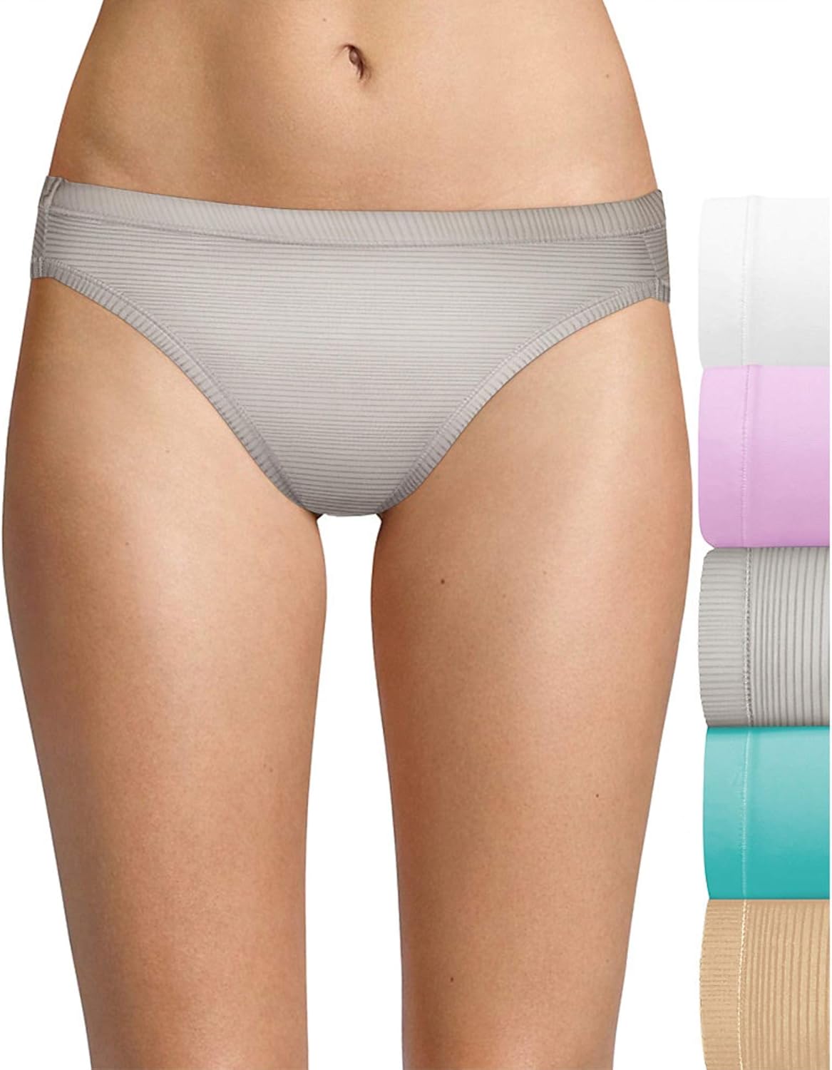 Hanes Ultimate Women's Luxurious Microfiber Bikini Panties at Amazon