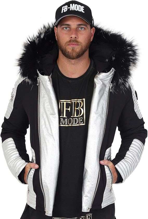 doudoune homme vrai fourrure