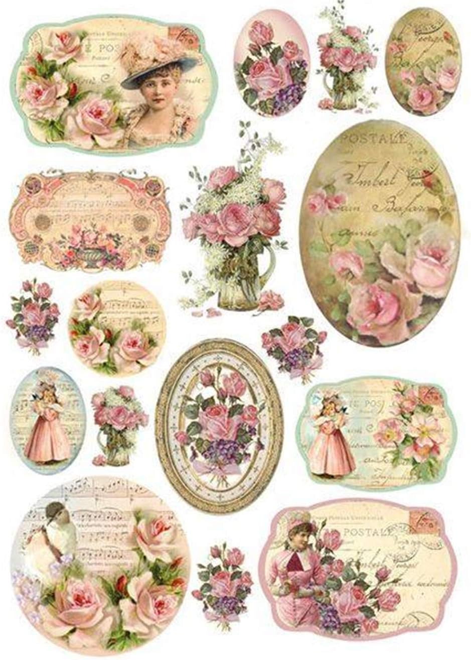 craft tissue paper 3 Decopatch & Decoupage Paper Sheets SALE Brown