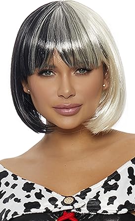 Amazon Com Forplay Women S Cruella World Wig Black White O S