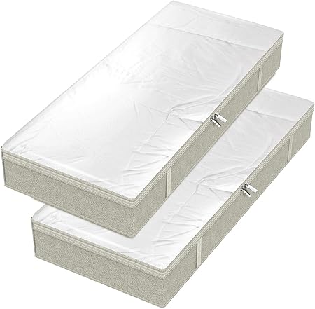 Guiffly Unterbett Aufbewahrungstasche, Große Unterbettkommode aus Nicht