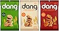 Dang Sticky-Rice Chips 3 Flavor Variety Bundle, (1) Each: Coconut Crunch, Original, and Sriracha Spice, 3.5 Ounces