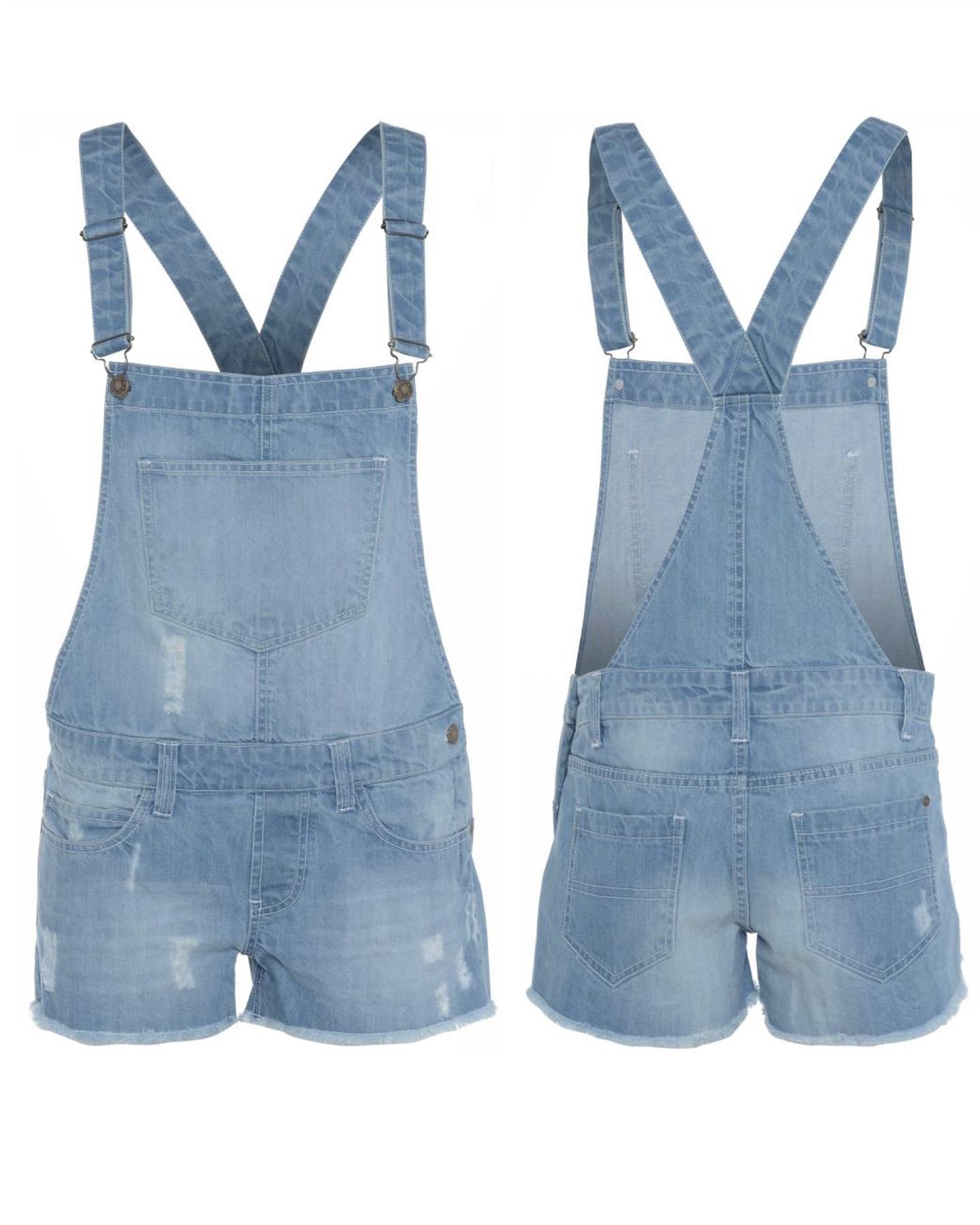 denim dungaree jumpsuit