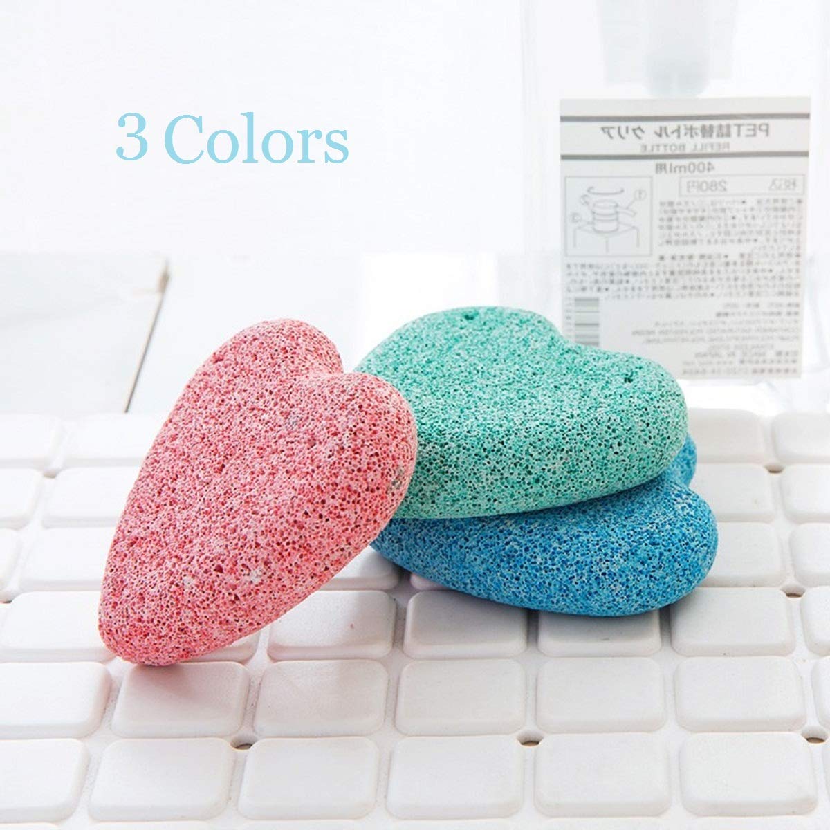 WeNeedU Pumice Stone for Feet,Natural Lava Pedicure Tools Hard Skin Premium Callus Remover for Feet and Hands,Natural Foot File Exfoliation to Remove Dead Skin,Natural Foot Scrubber(Pack of 3): Beauty