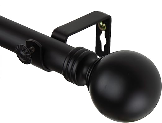 Amazon Com Rod Desyne Globe Window Curtain Rod Set 120 170 Inch