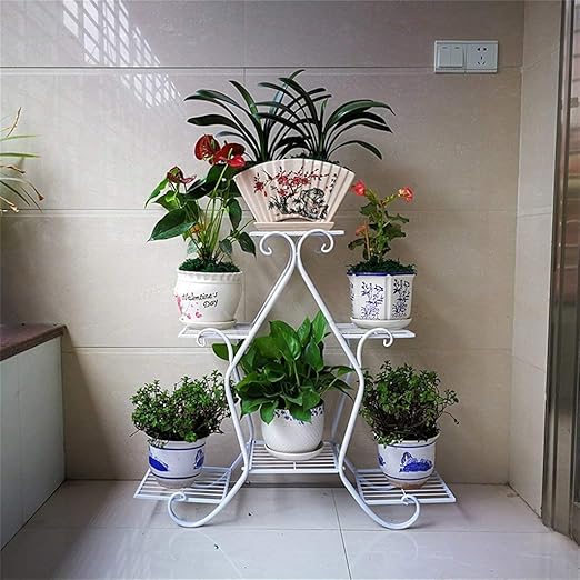 Willsego Draußen Pflanzenständer/Mult-Tier Blumen Rack/Anzeige Pflanze