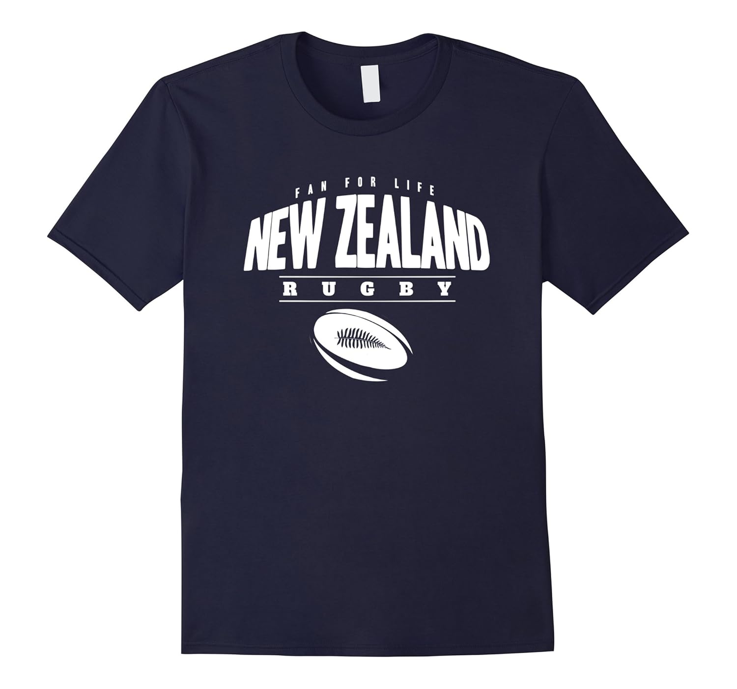 New Zealand Rugby TShirt - New Zealand Fan For Life-ANZ