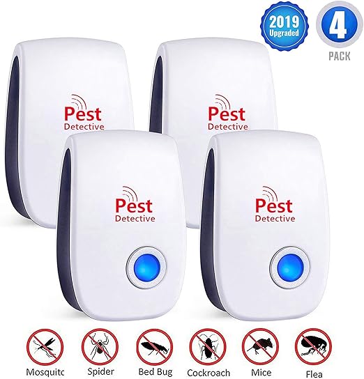 ZHENROG Repelente Ultrasónico Mosquitos 2019 Control de Plagas ...