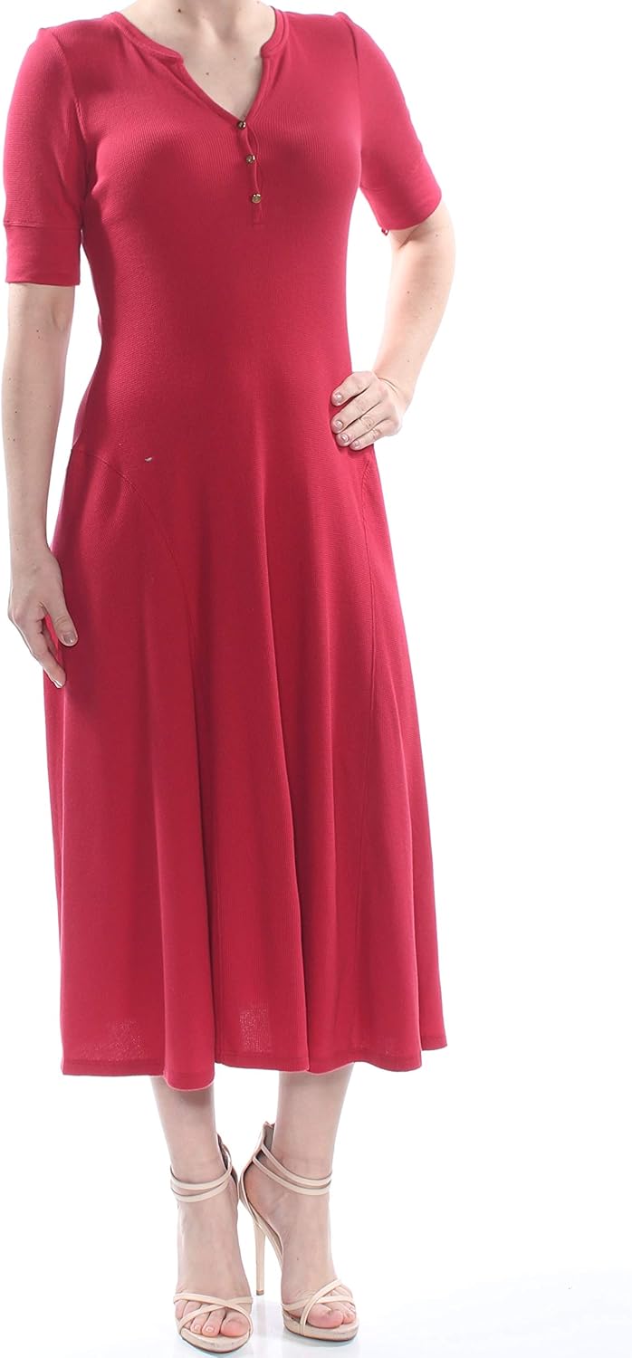 ralph lauren casual midi dress