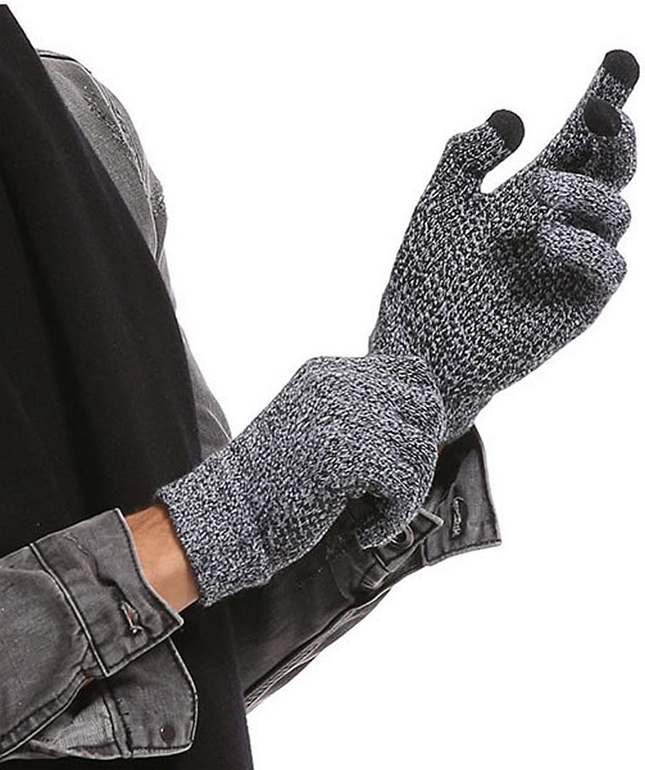 Amazon Co Jp 手袋 スマートフォン操作対応 毛糸グローブ 滑り止め 防寒 メンズ レディース 服 ファッション小物