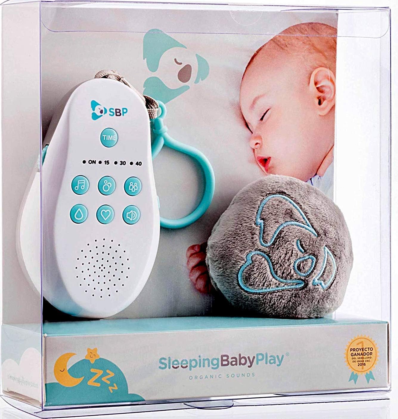 Sleeping Baby Play: Máquina de Ruido Blanco y Melodías para Bebés + Dou Dou Play. Sistema Patentado
