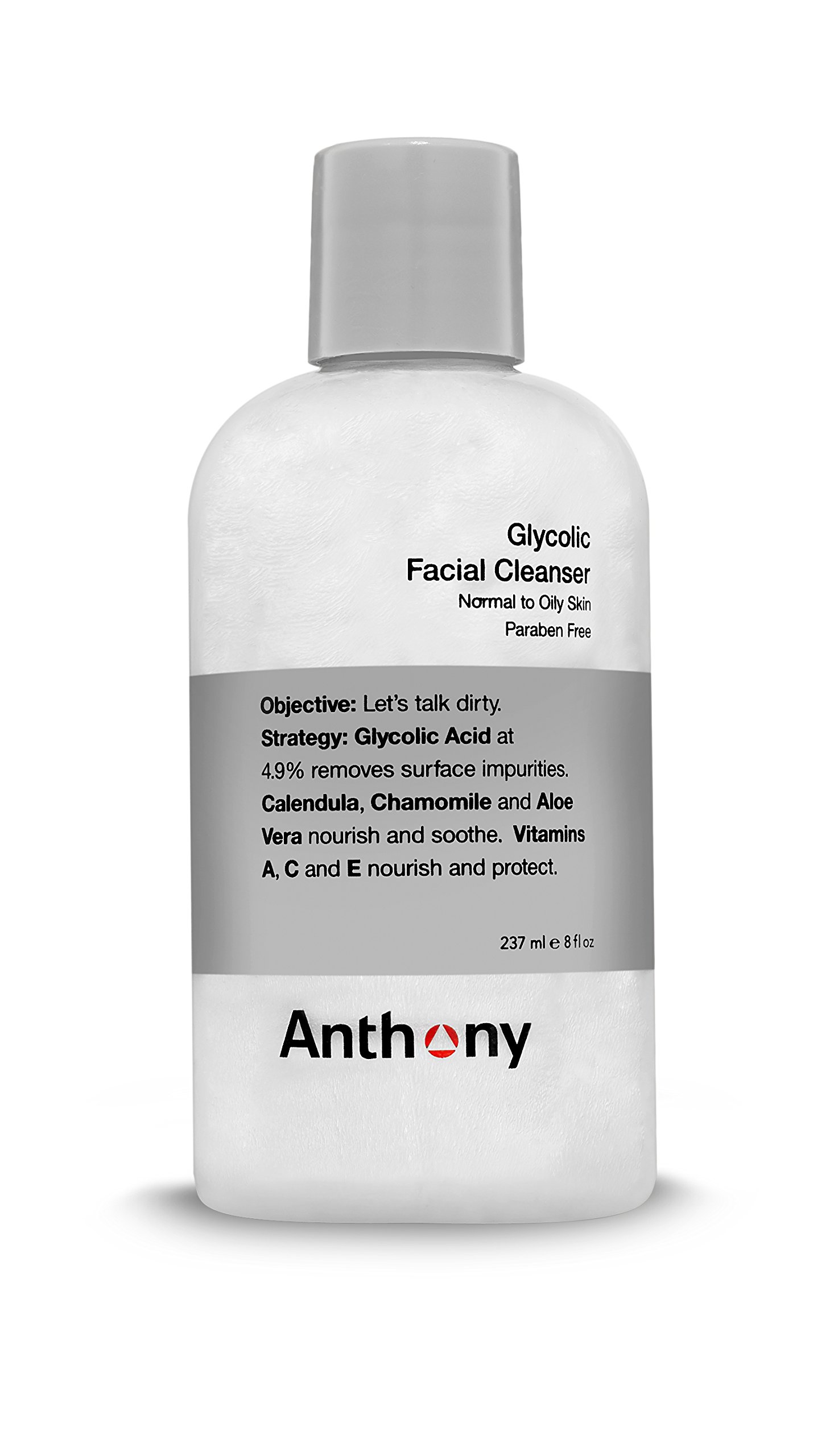Anthony Logistics For Men Glycolic Facial Cleanser 237 Ml Pack Of