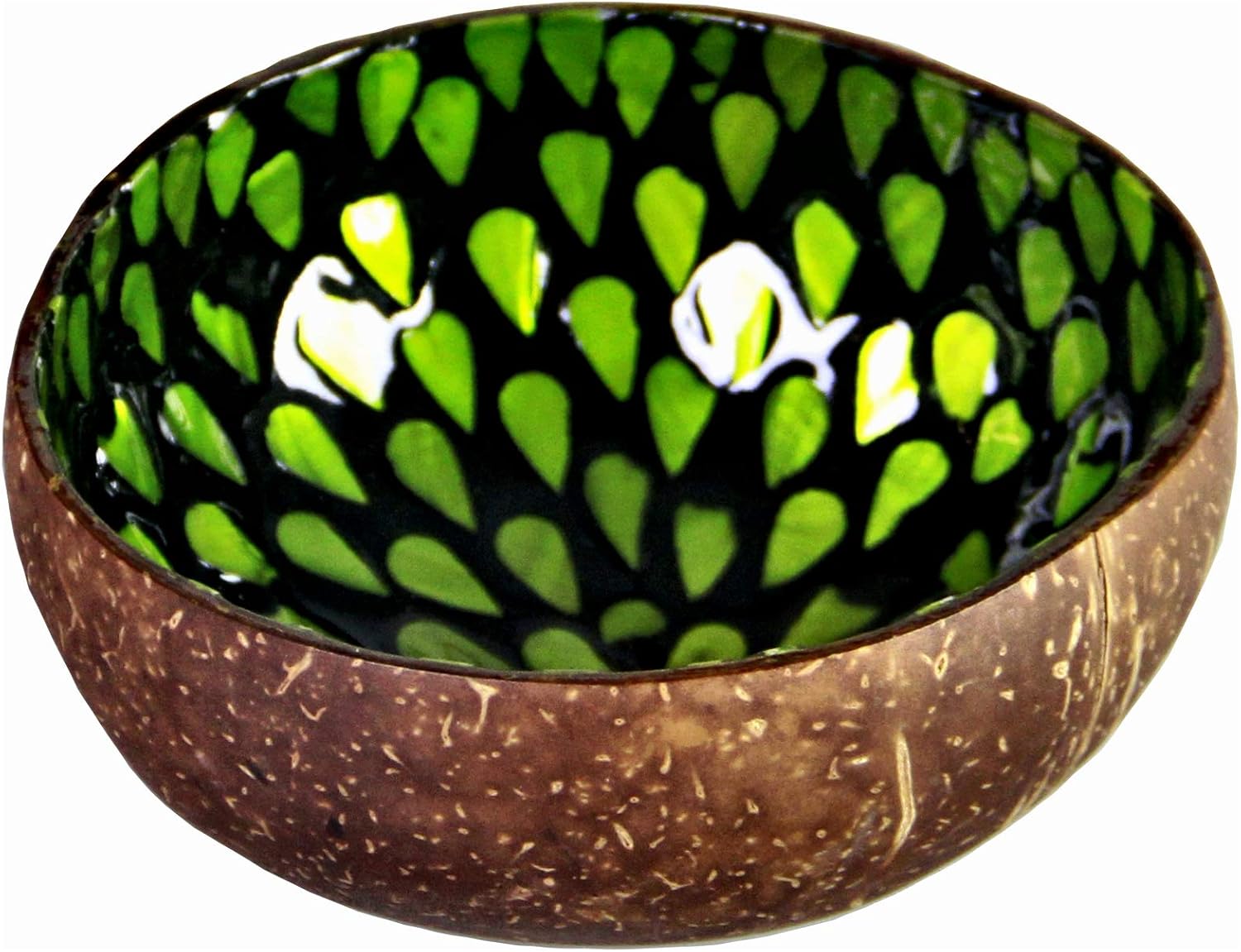 Handmade Coconut Bowl Eco friendly Made in Vietnam Green