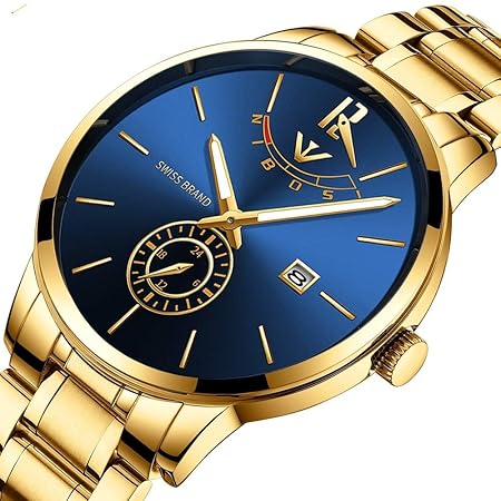 AWRYS 2019 Gold Watch Herrenuhren Sport Quarzuhr Business wasserdichte Armbanduhr