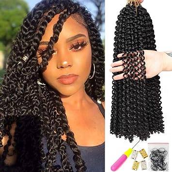Amazon Com 6pcs Passion Twist Hair 18 Inch Braiding Water Wave