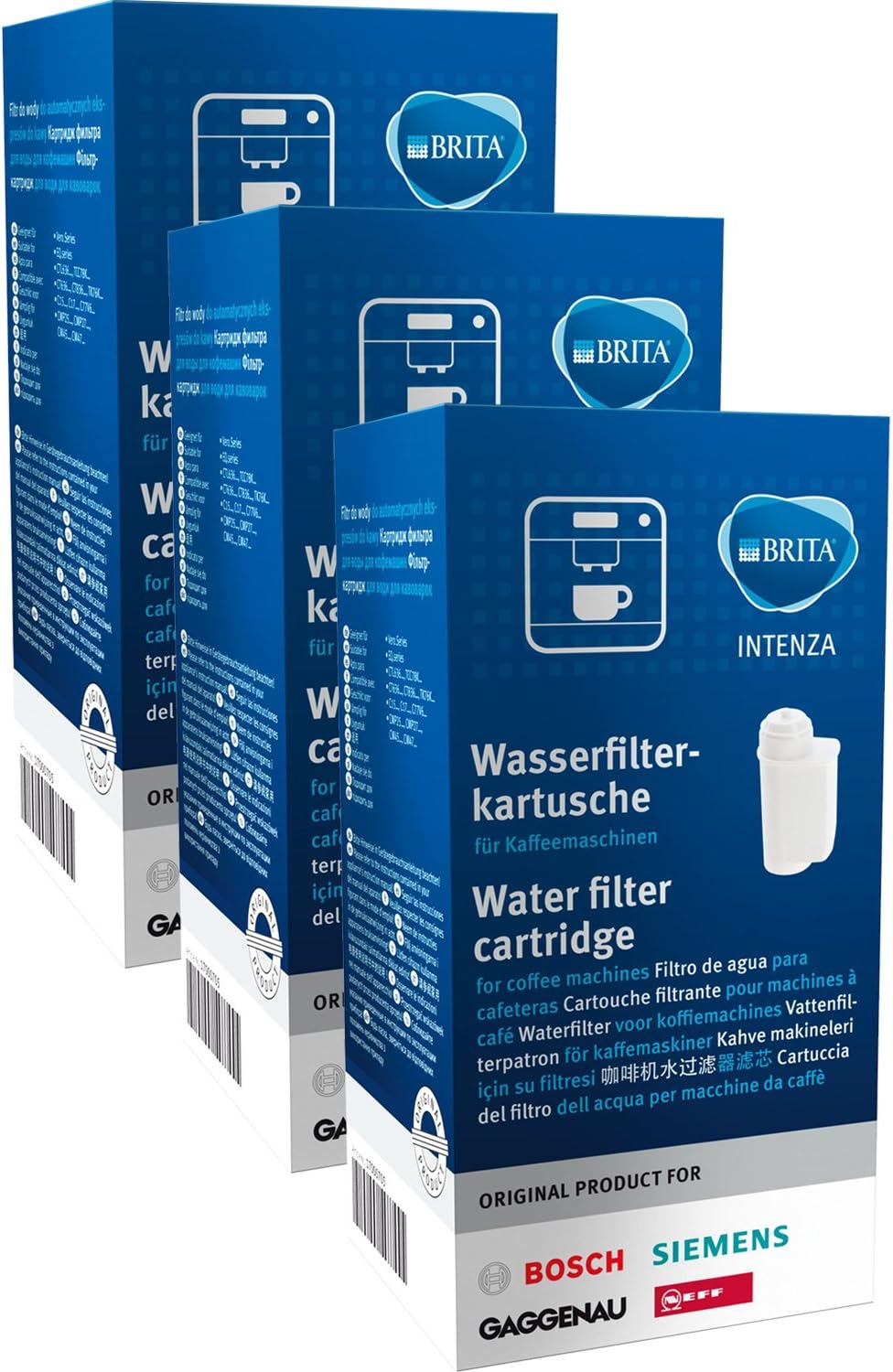 Bosch Siemens 17000705 Brita Intenza Wasserfilterkartusche (3er-Pack)
