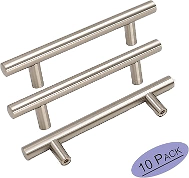 Brushed Stainless Steel 3 5 Inch Drawer Pulls Furniture Hardware