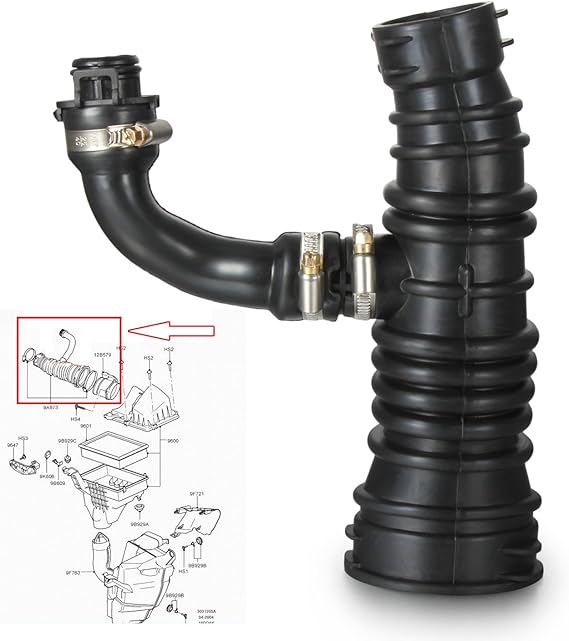 Air Filter Intake Flow Hose Pipe 1336611 For Focus CMax From Madlife