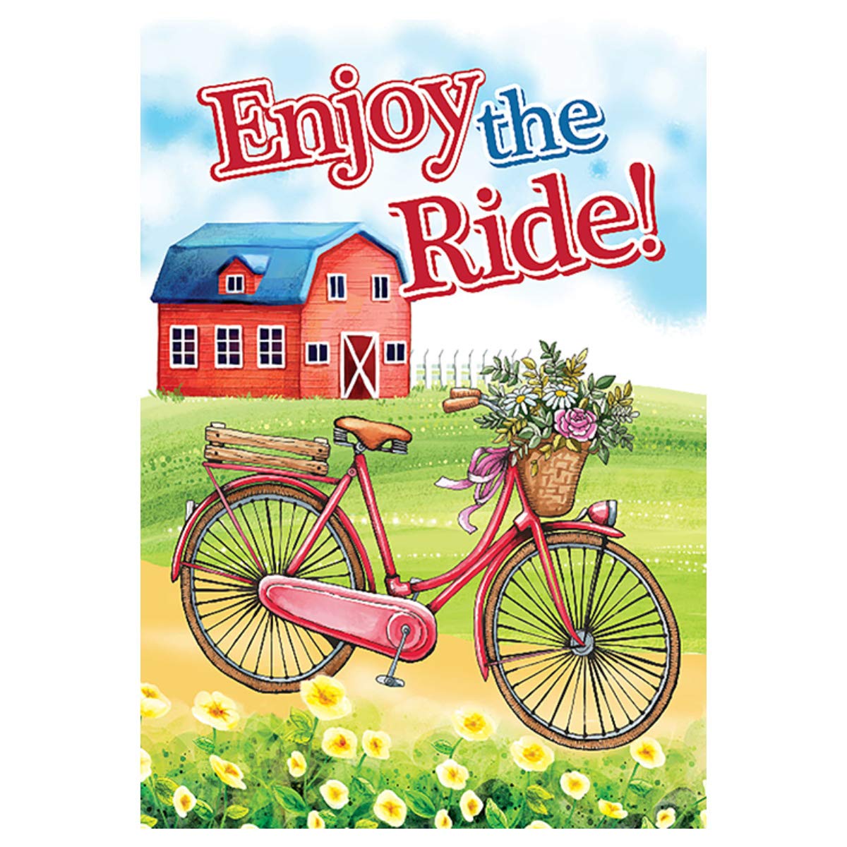 Best 28 X 40 Bicycle Garden Flags