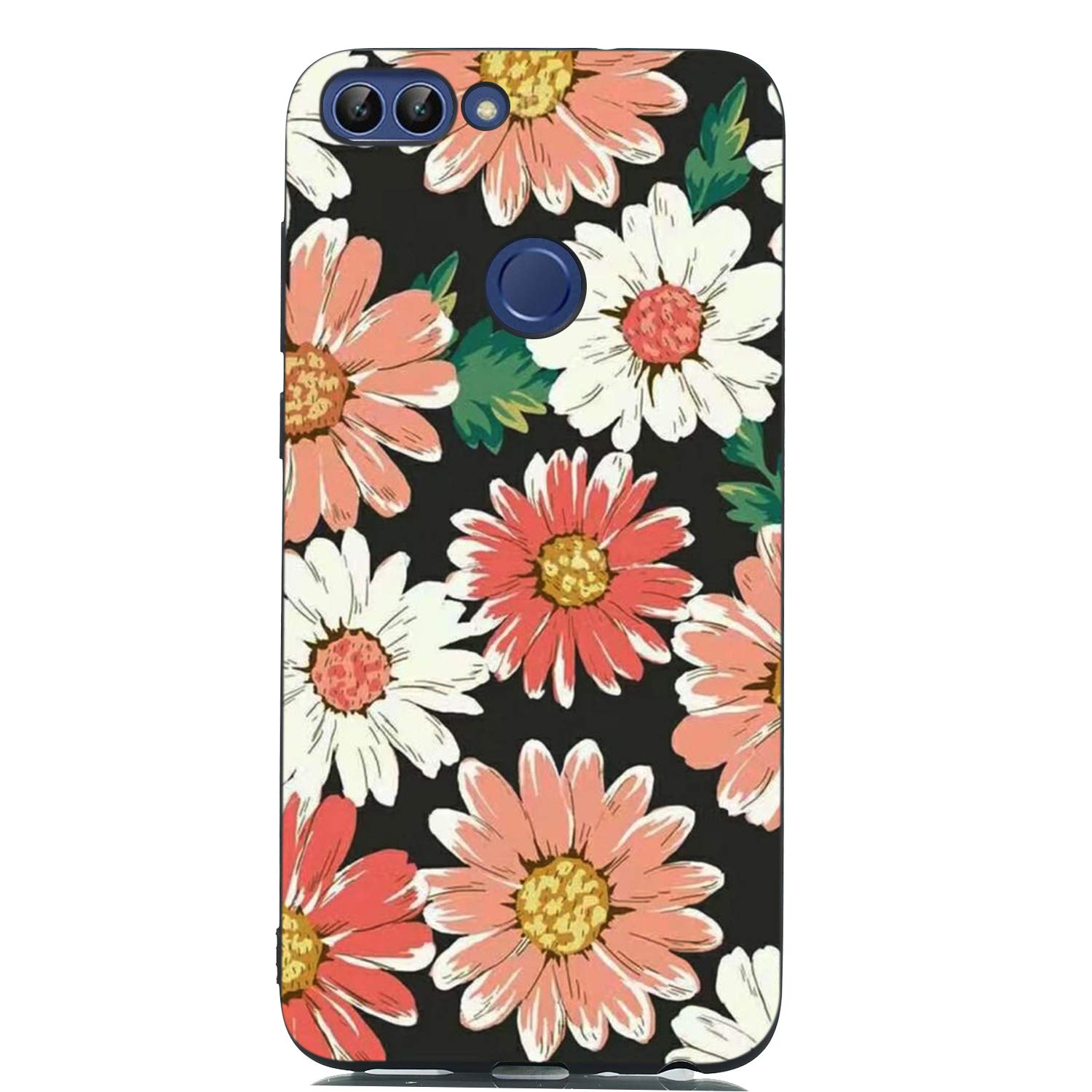Colorful Non Slip Flexible Compatible With Huawei P Smart Enjoy 7s Clear Tough Transparent Soft Rubber Gel Frame Silicone Tpu Bumper Cute 3d Romantic Flower Animal Cartoon Design Pattern Arts Crafts Home