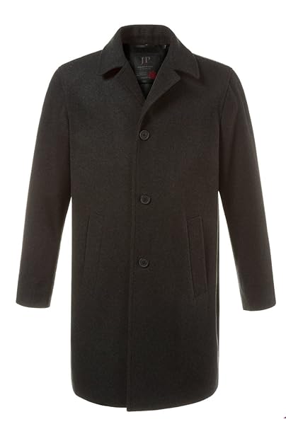 JP 1880 Herren große Größen bis 7 XL | Wollmantel | Knopfleiste | Reverskragen | gefüttert | 2 Taschen | 705472