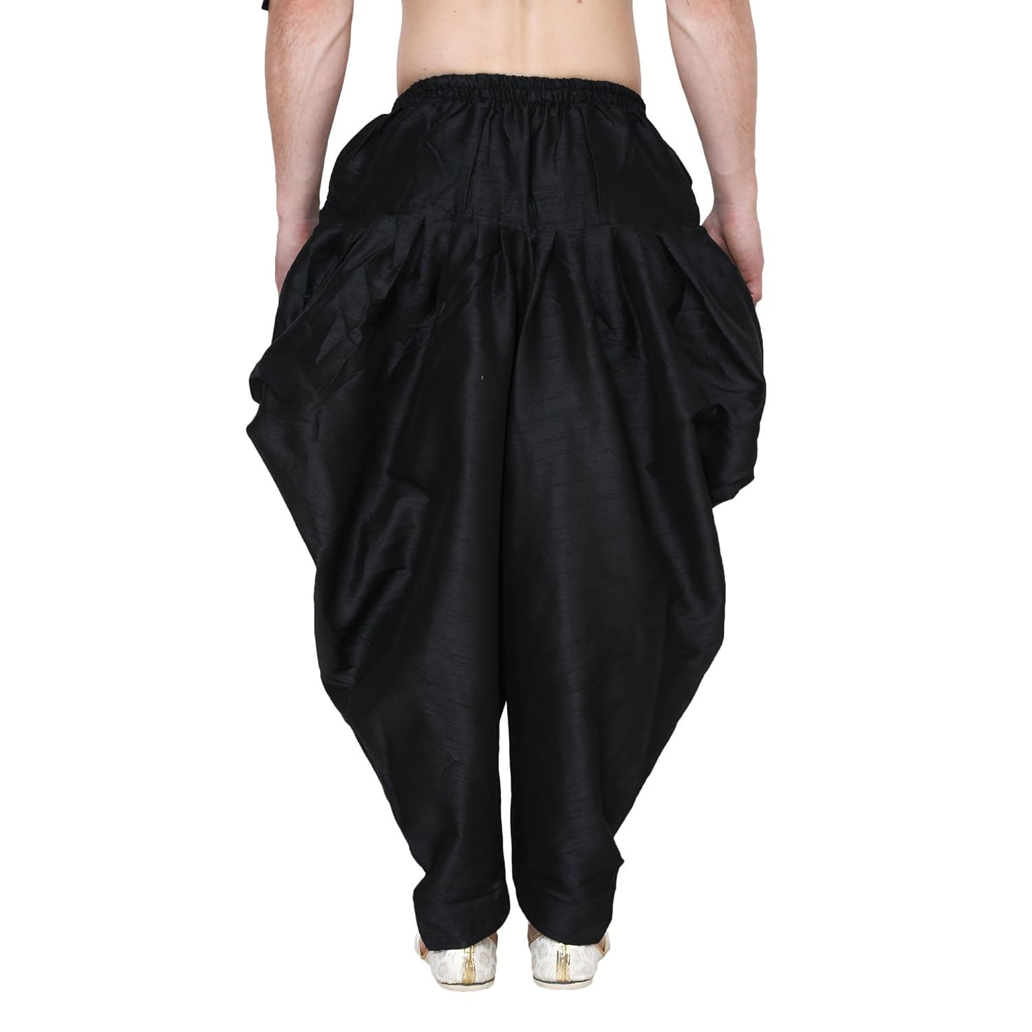 royal men's silk blend baggy patiala salwar pant's for men