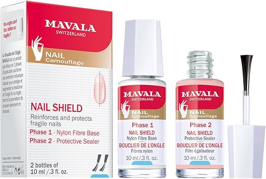 Mavala Base De Fibra De Nylon Enduit Protecteur Fortalecedor De Ongles 1 Pack
