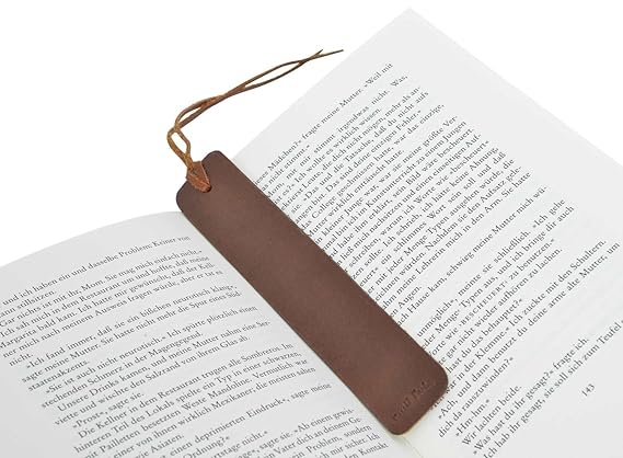 Gusti Leder Studio Cort Lesezeichen Braun 2a168 24 19 Amazon De