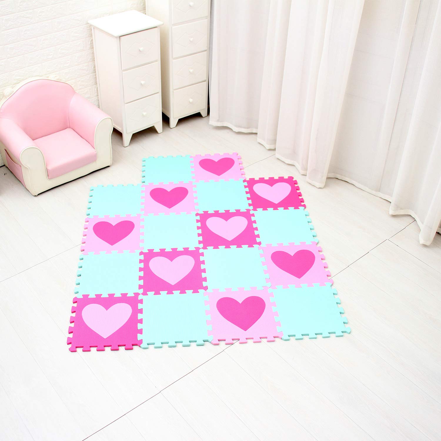30 30 1cm Coeur Qqp 27 Qqpp Eva Puzzle Tapis Mousse Bebe B18n Ideal Pour Les Tapis De Jeux Enfant 18 Dalles 3 Tapis De Puzzles Jeux Et Jouets Eng Bouldermicrofinance Org
