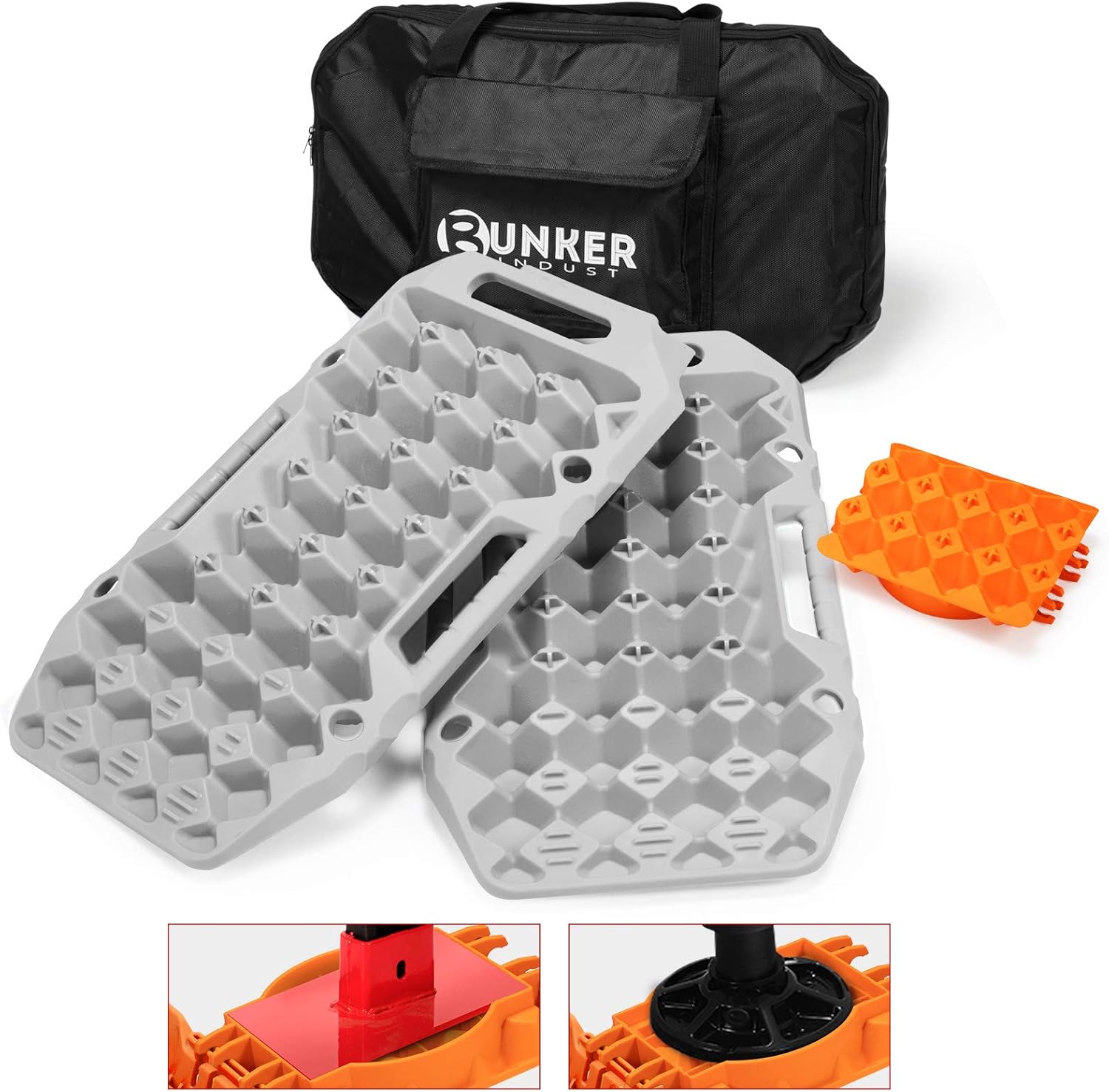 BUNKER INDUST OffRoad Traction Boards with Jack Lift Base