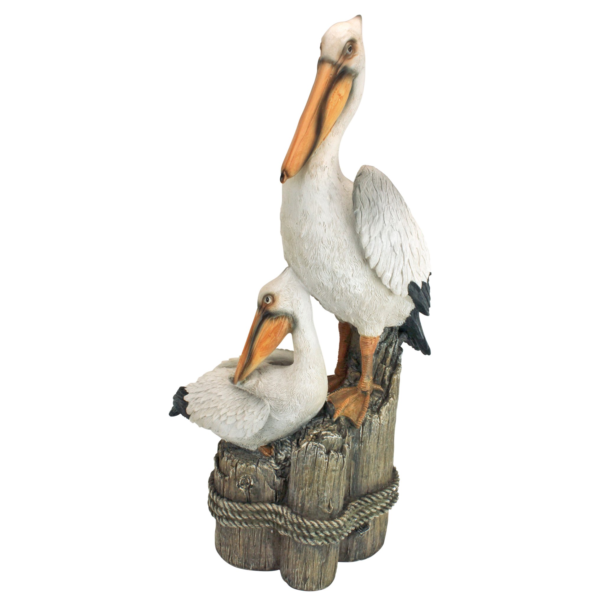 Design Toscano Coastal Decor Ocean's Perch Pelicans Garden Bird Statue