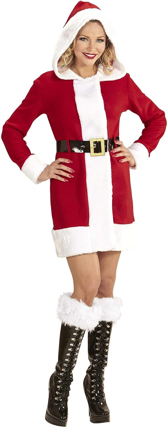 Widmann Adult Costume Santa Claus Lady, Red and White, S-M - Image 5