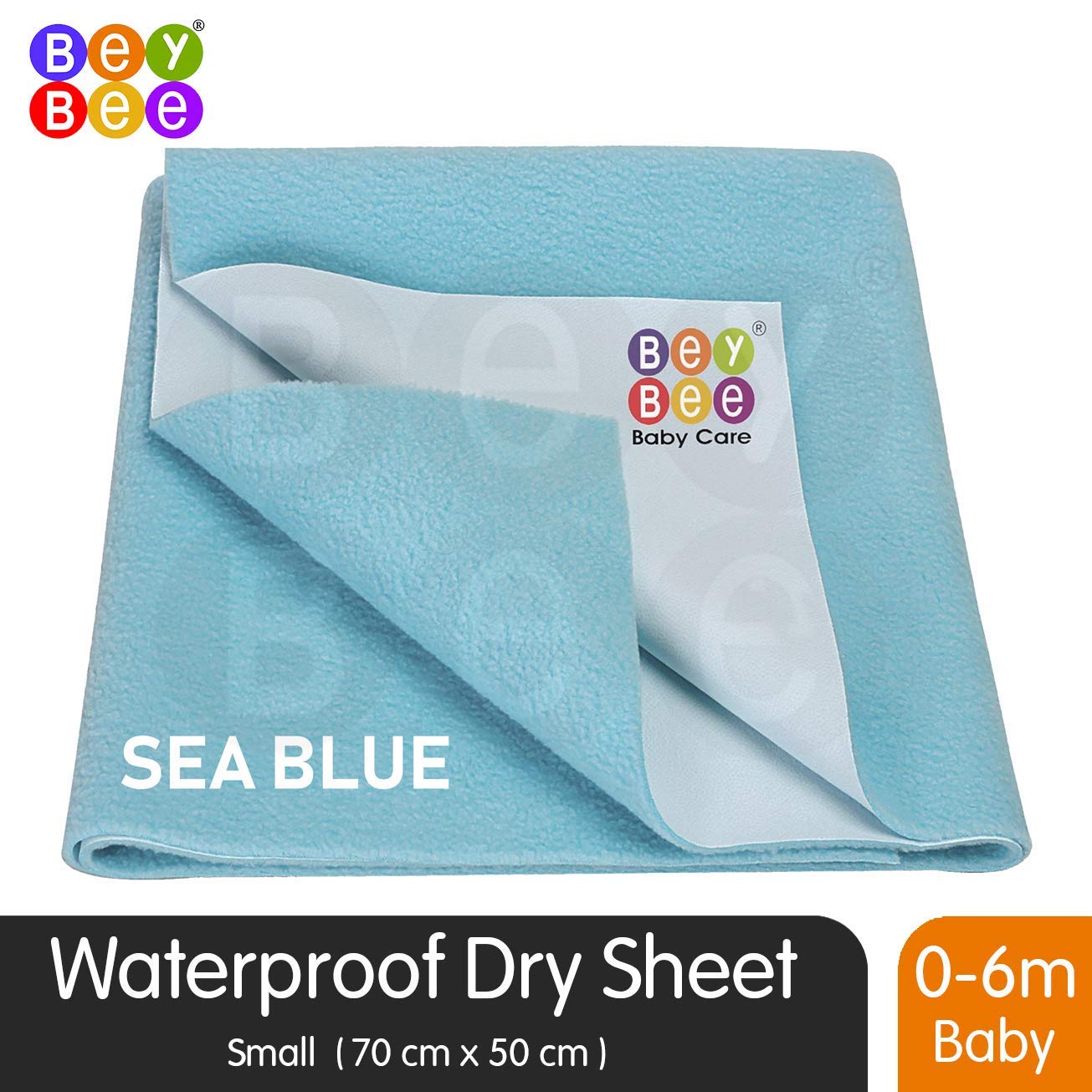 Home Kitchen 1 Mtr X 2 Mtr Aaram Ultrasoft Infant Baby Waterproof Dry Rubber Bed Sheet Cover Toddler Sleeping Mattress Protector Urine Non Absorbent Reusable Crib Mat Nursery Bedding