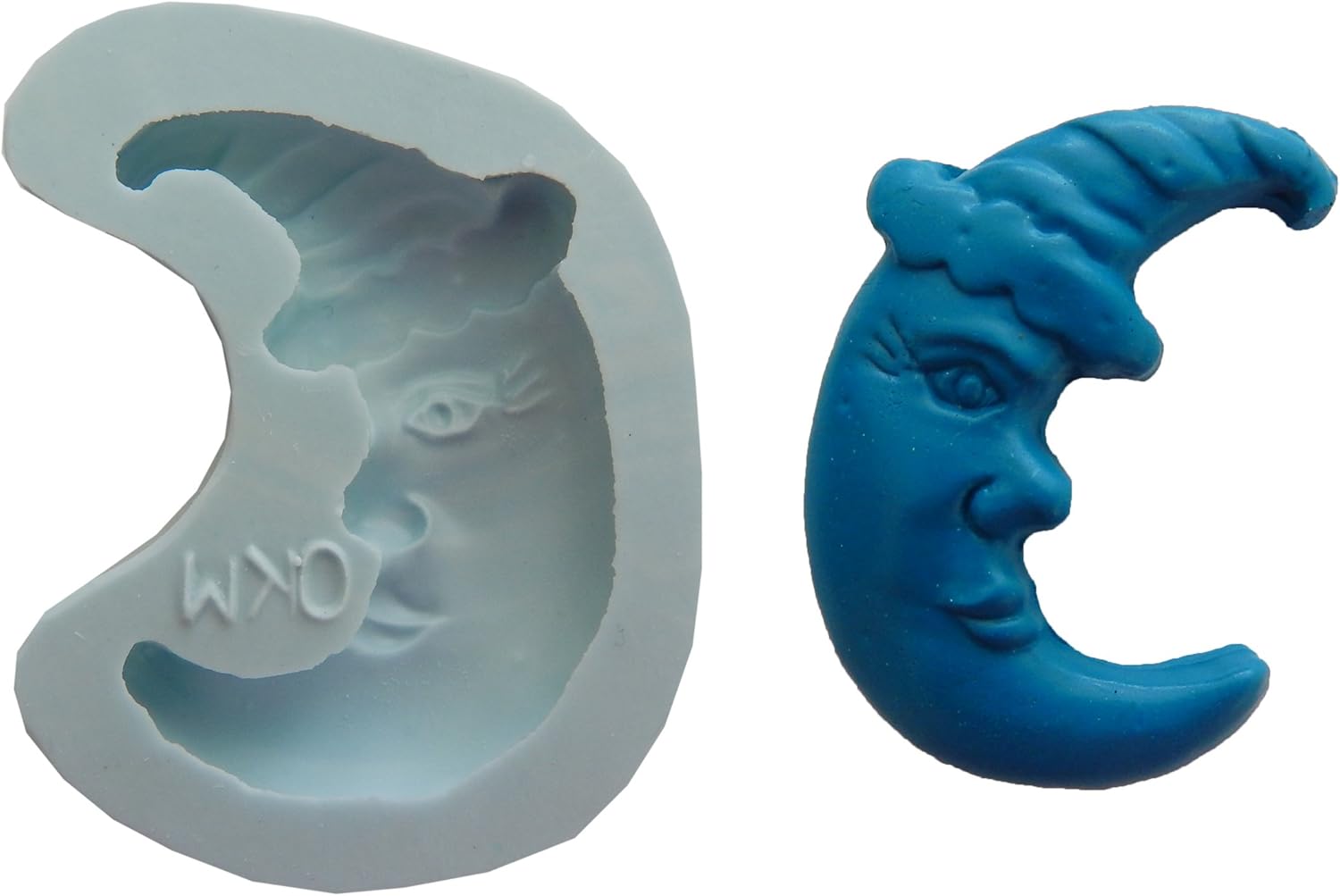 Silicone Molds Moon Decorating Fondant Gompaste Supply M4947 By Ok Molds Home & Kitchen