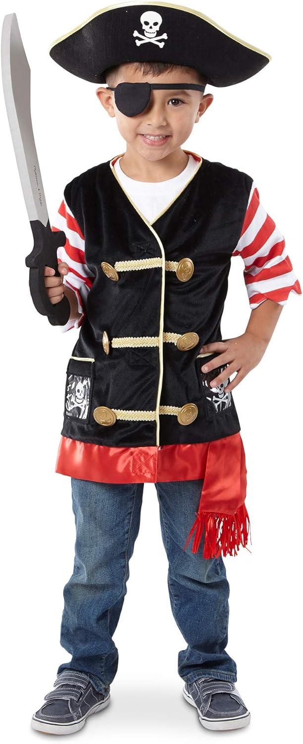 Melissa & Doug Pirate Role Play Costume Set