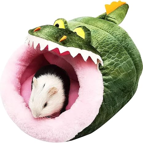 Amazon Co Jp モルモットケージベッド小さなペットの動物の家の付属品 モルモットのおもちゃの家の巣ハムスター用品生息地フェレットラット L ホーム キッチン