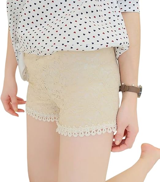 Amazon Code7 インナーパンツ ショートパンツ ワンピース インナー レース ペチコート 収納袋セット アプリコット Xl ペチコート ペチパンツ 通販