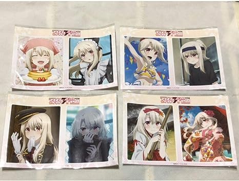Amazon イリヤ イラストシール 全4種 セット アラーム Webくじ プリズマイリヤ プリヤ グッズ アニメ 萌えグッズ 通販