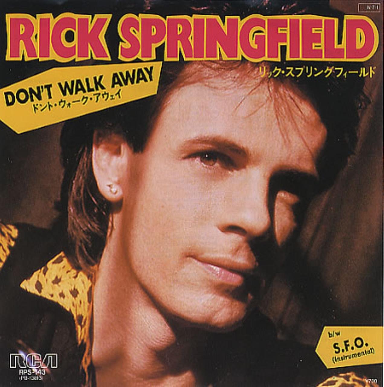 Rick Springfield Don't Walk Away Music